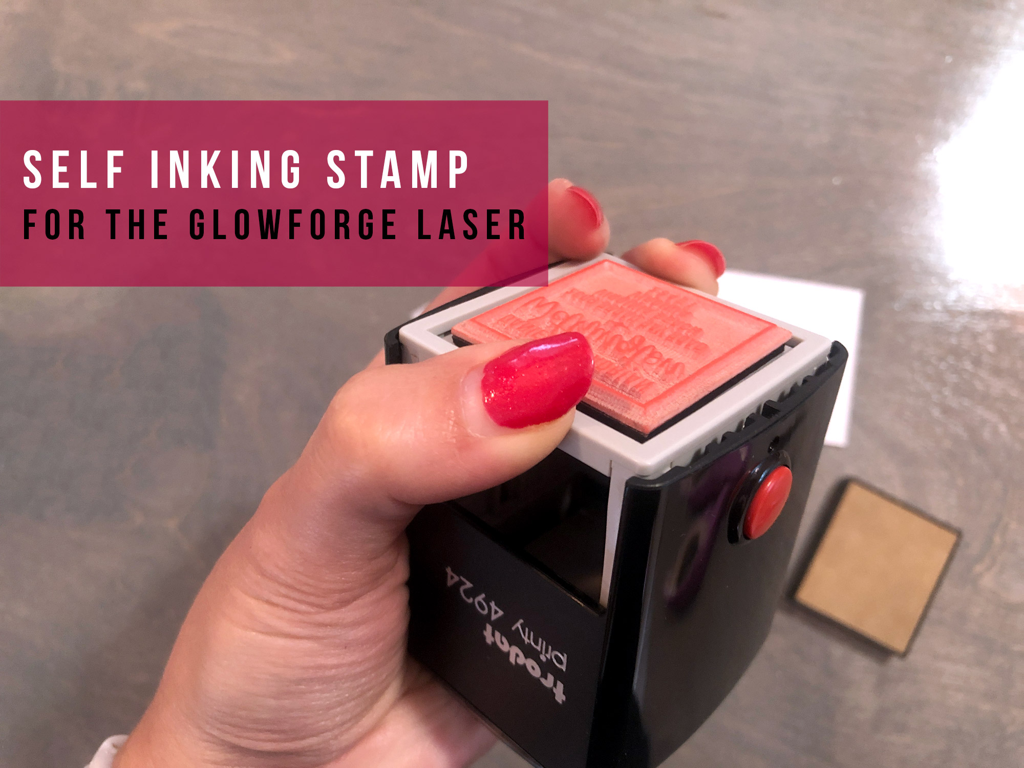 Self Inking Stamp Pad, Rubber Finger Paint, Rubber Stamp Kit
