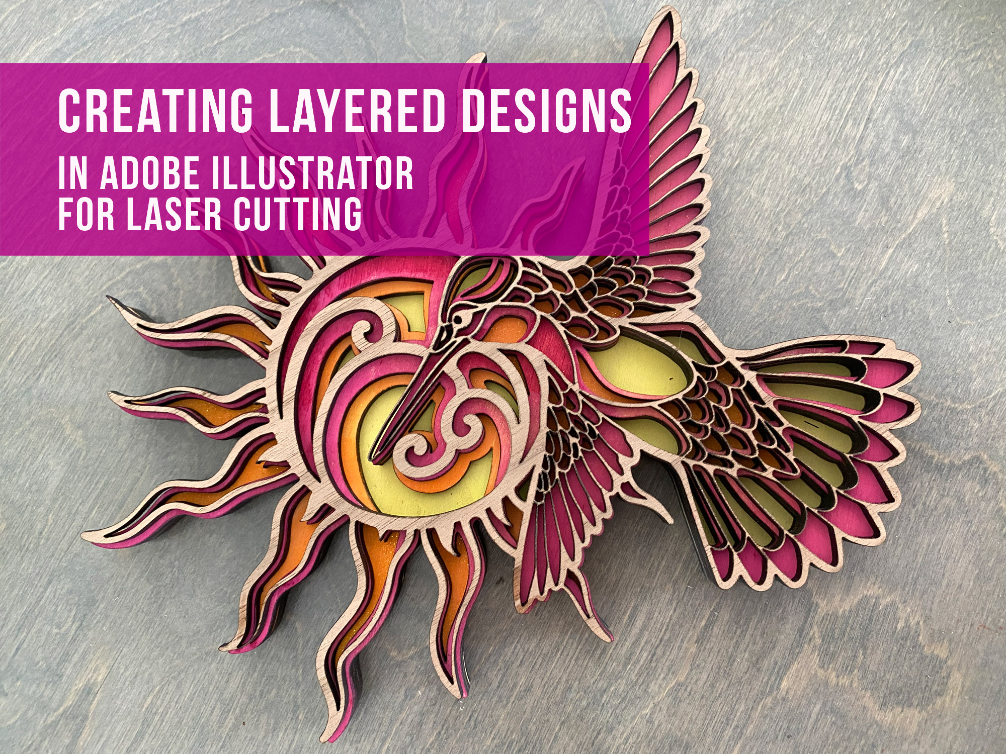 Creating Layered Designs For The Glowforge Laser Danielle Wethington