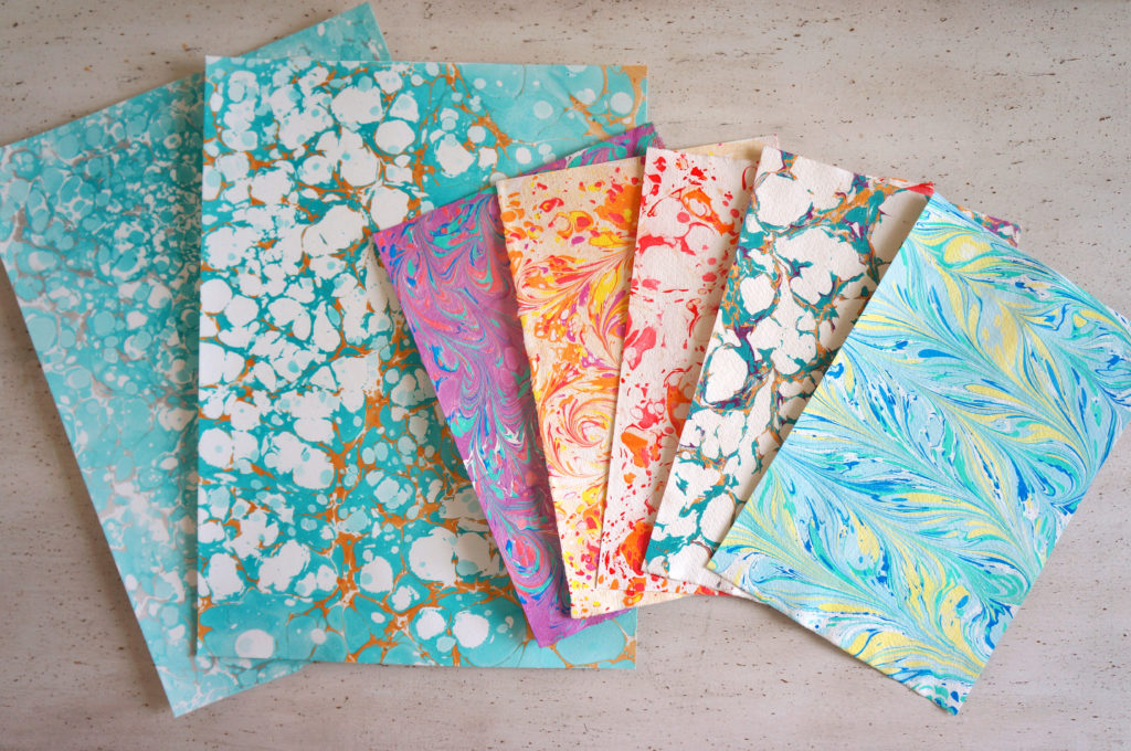 Paper Marbling Tutorial - Danielle Wethington